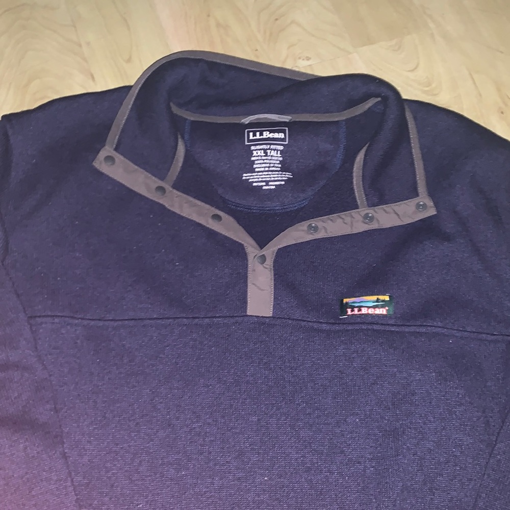 LL. Bean Quarter button Sweater